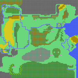 原以为《吞食天地2》是中国游戏，结果大地图画得像一片日本群岛