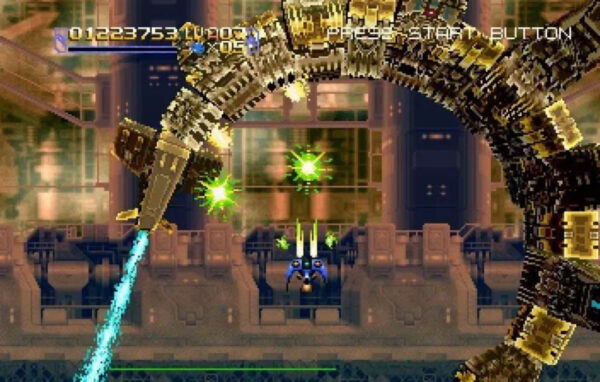 街机闪亮银枪，世界最难STG游戏前身，各种设定放20年后依然经典