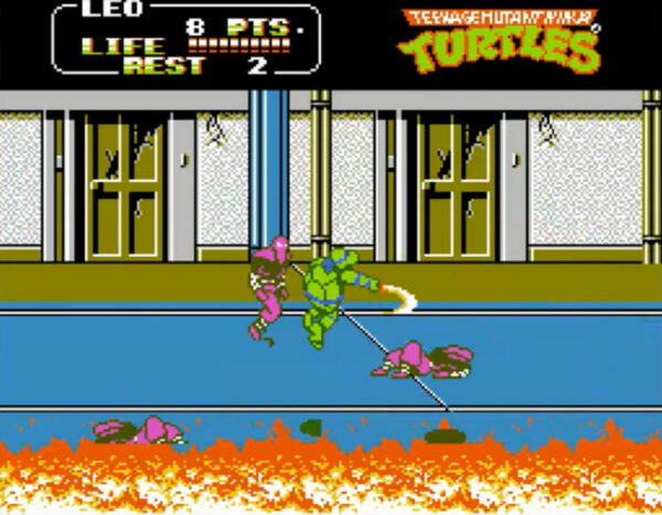 FC忍者神龟2，第一部真正的漫改游戏，还记得跳斩和卡位置BUG吗？