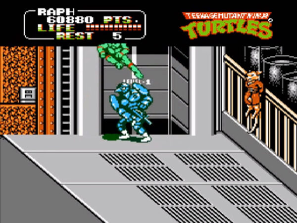 FC忍者神龟2，第一部真正的漫改游戏，还记得跳斩和卡位置BUG吗？