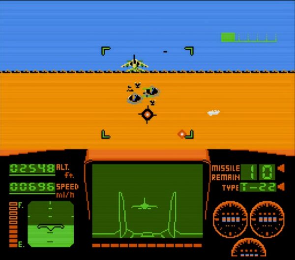 FC壮志凌云，30年前第一人称打飞机游戏，还记得航母降落炸机吗？