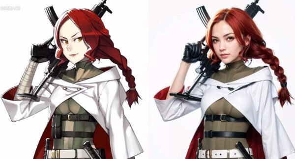经典游戏《重装机兵》女角色真人AI图，蕾娜的样子也太可爱了吧！-11